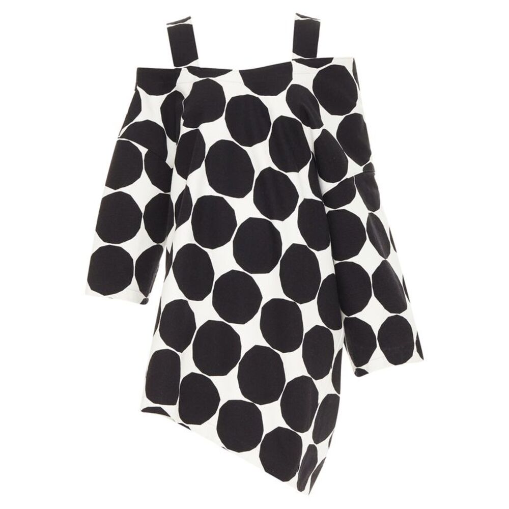 Junya Watanabe polka dot asymmetric dress